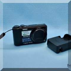E33. Sony Cyber Shot DSC-H55 camera - $24